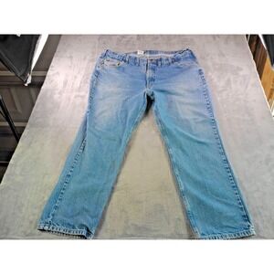 Carhartt B18 DST Jeans 46x30 Traditional Fit Work Denim Distressed